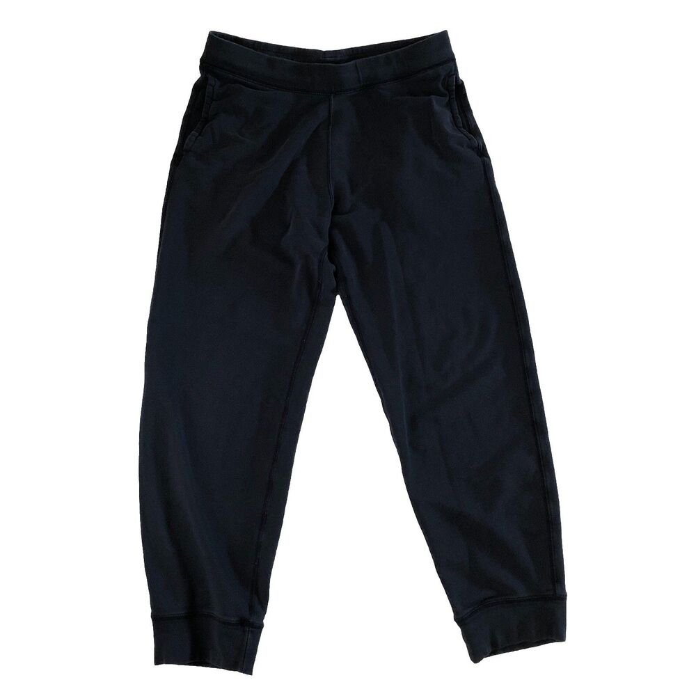 Uniqlo Men’s Ultra Stretch Joggers Drawstring Lounge Pants Pockets Navy Blue S